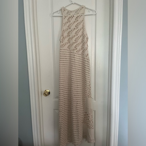 NWT ZARA Open Knit Beach CoverUp Dress - Picture 2 of 8